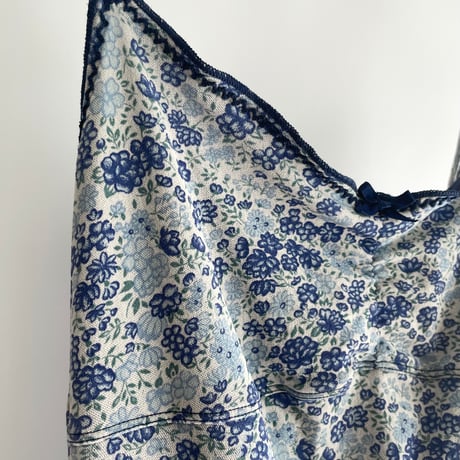 Light blue floral print dress