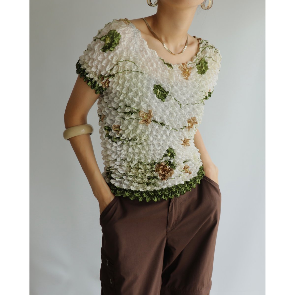 Pokopoko Tops (white) | and C