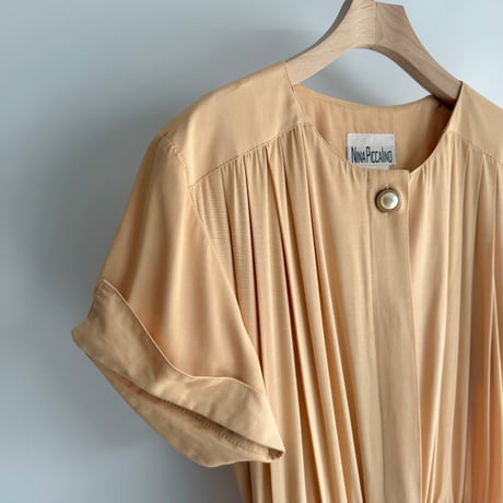 Pastel orange dress