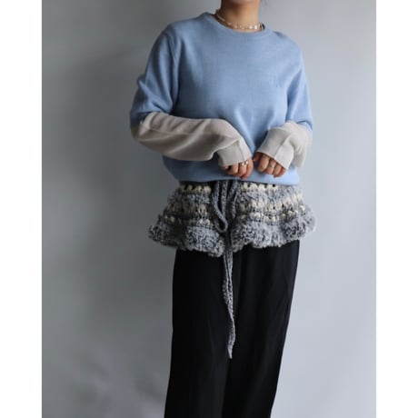Peplum knit