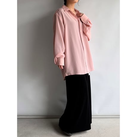 Pink oversized shirt
