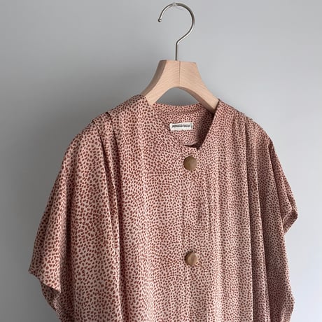 Pink leopard print dress