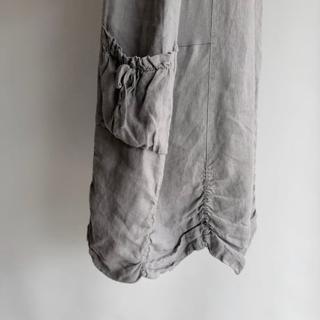 Linen design one-piece
