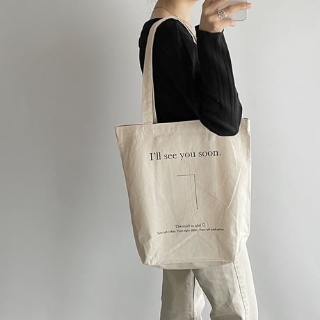 【送料無料】Organic cotton tote bag