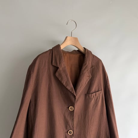 Brown linen jacket