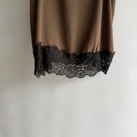 Brown lace camisole