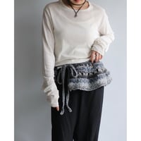 Peplum knit