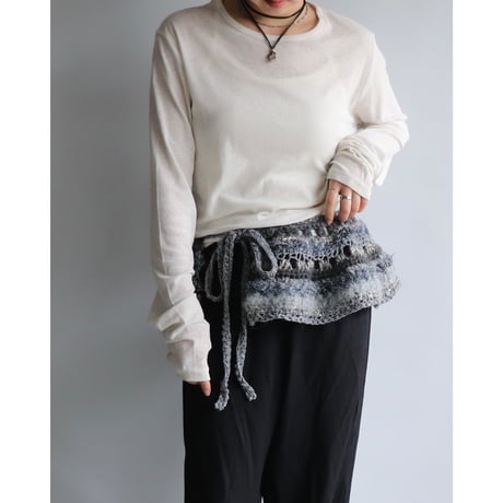 Peplum knit