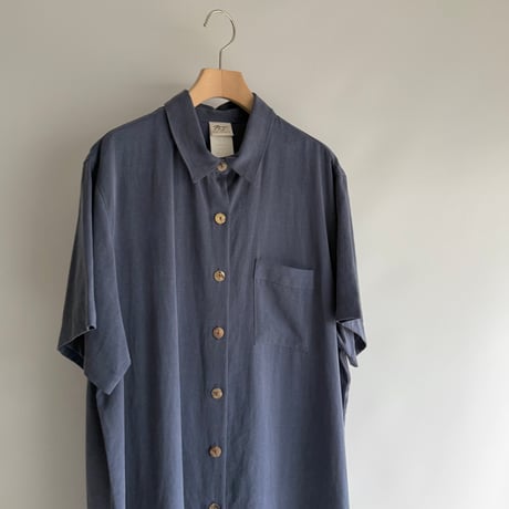 Matte shirt one-piece