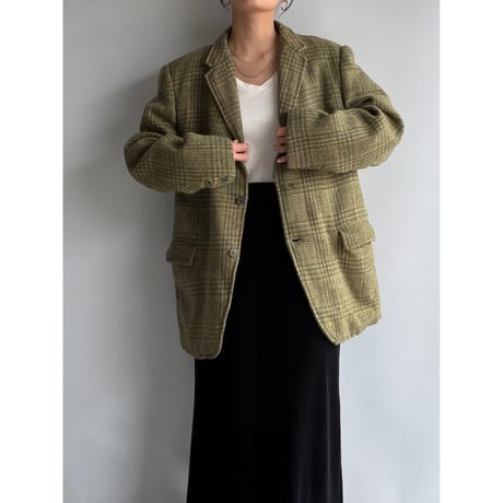 Retro check jacket
