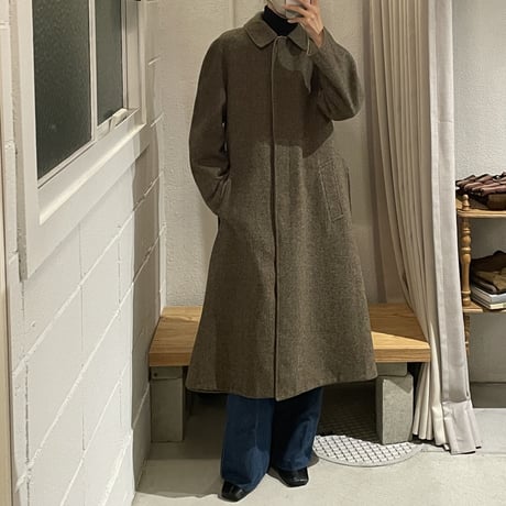 Tweed reversible coat