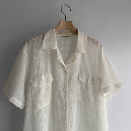 Sheer soccer white sheer shirt