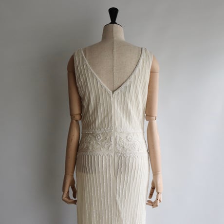 【RENTAL】Beads embroidery dress