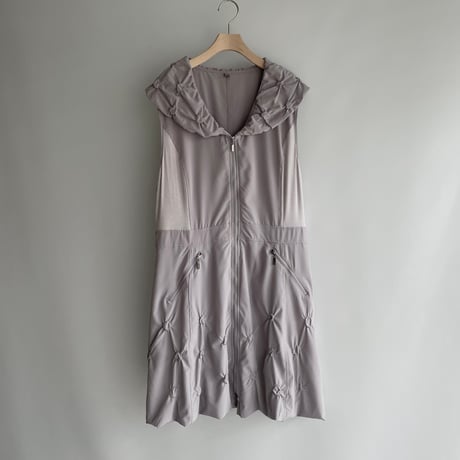 Gathered design one-piece