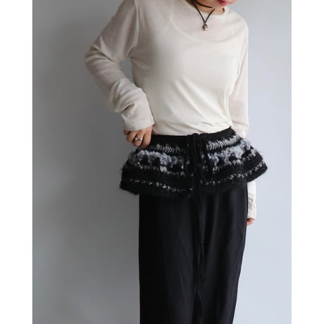 Peplum knit