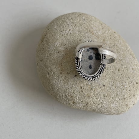 Dalmatian  stone ring
