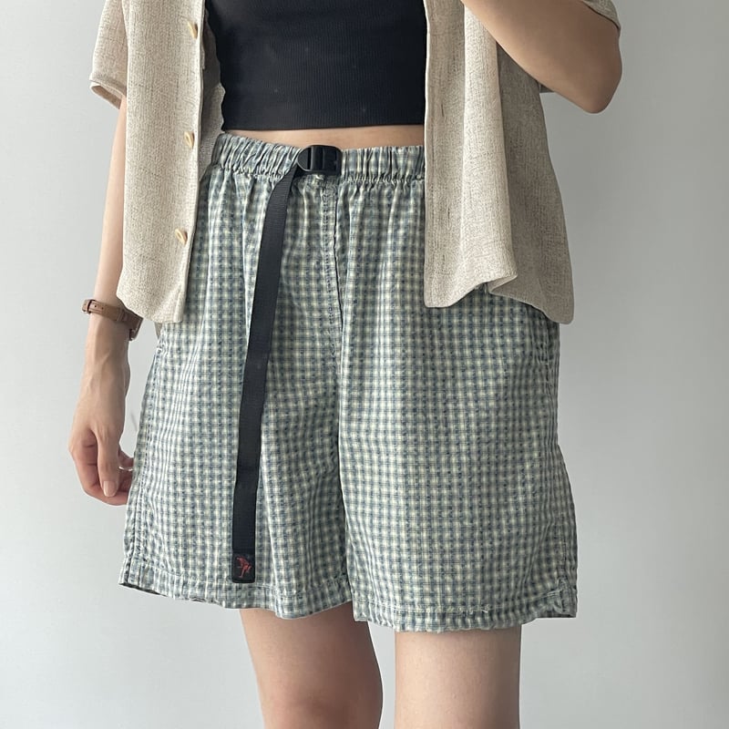 Gramicci check short pants | and C