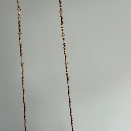 Gold bead bag