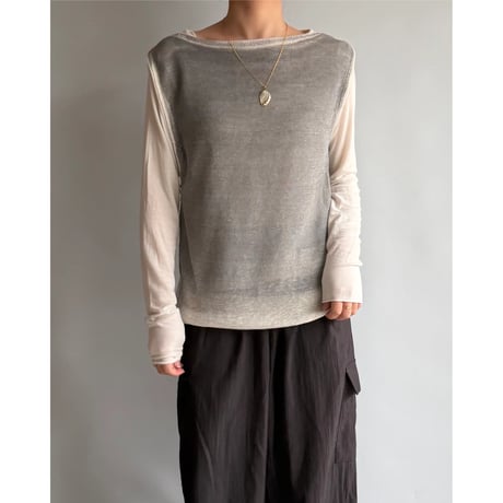 Gradient zip tops