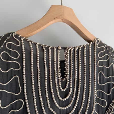 Bead embroidery tops