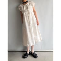 Red embroidery logo short sleeve dress