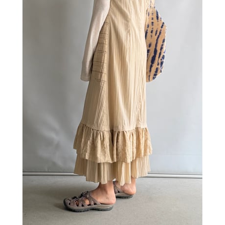 Design beige dress