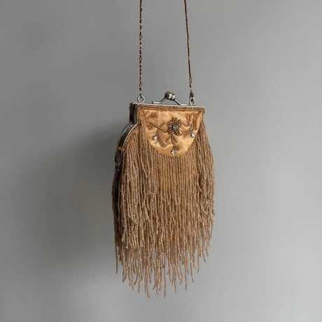 Gold bead bag