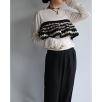 Peplum knit