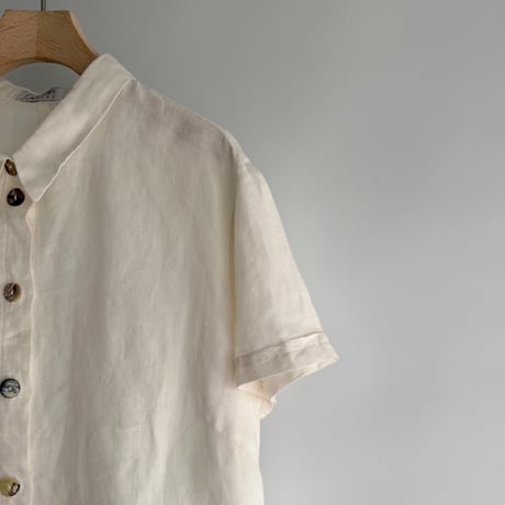 Linen short sleeve shirt