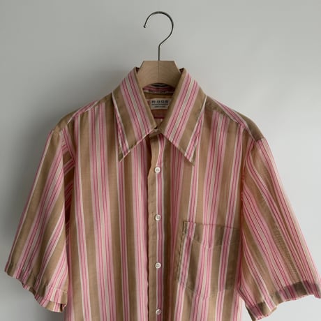 70s pinkstripe shirt