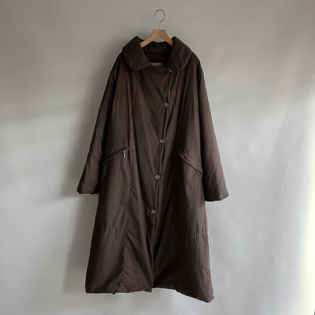 Cotton down long coat