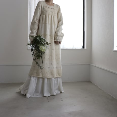 【RENTAL】Gathered lingerie dress
