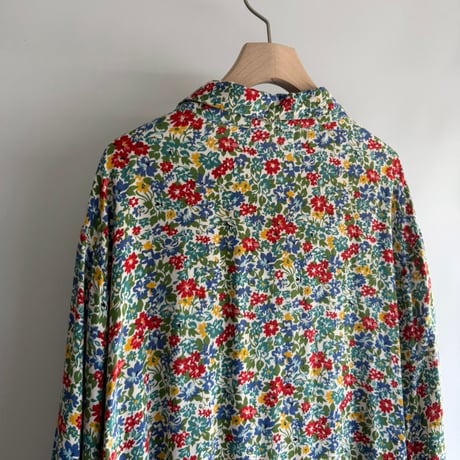 Colorful floral pattern tunic