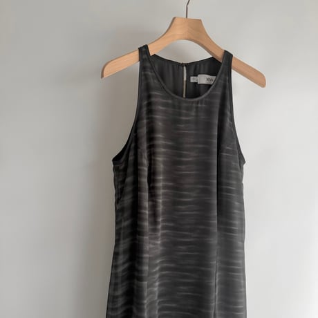 Gradient dress with horizontal stripes