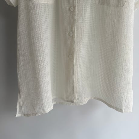 Sheer soccer white sheer shirt