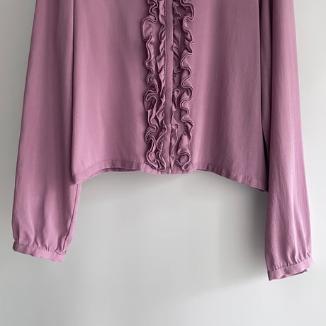 Pink purple frill shirt