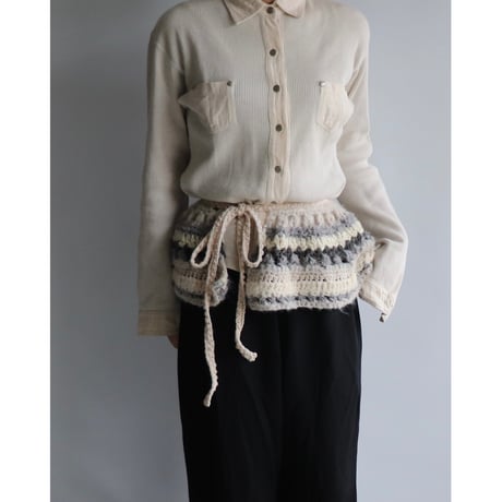Peplum knit