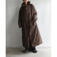 Cotton down long coat