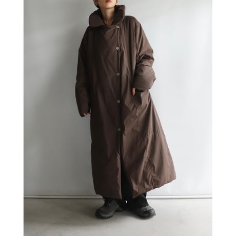 Cotton down long coat
