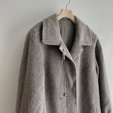 Shaggy gray coat