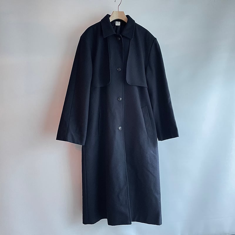 【値下げ】stein LAY CHESTER COAT Dark Navy L stein LAY CHESTER COAT DARK NAVY