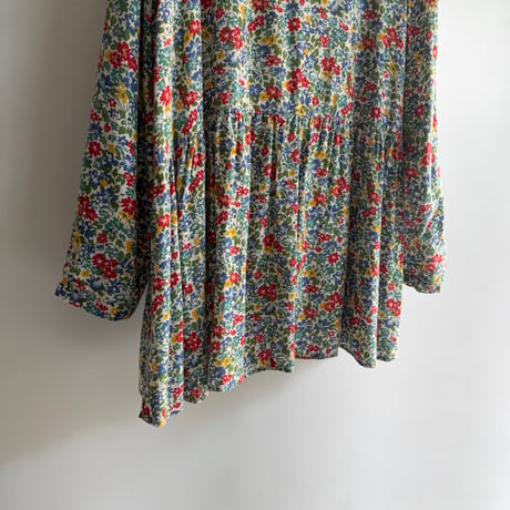 Colorful floral pattern tunic