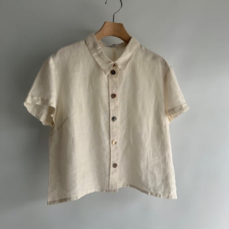 Linen short sleeve shirt