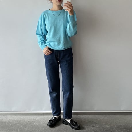 boat neck sax knit
