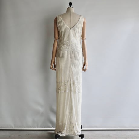 【RENTAL】Beads embroidery dress