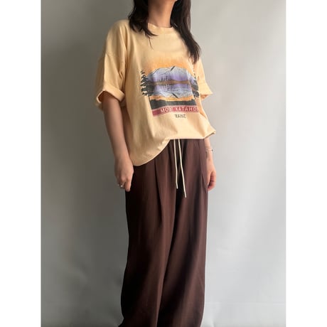 Mountain orange T-shirt