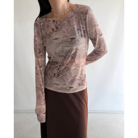 Nuance sheer tops