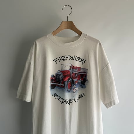 Fire truck and dog T-shirt