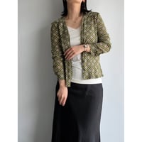 Sier green check shirt