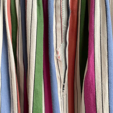 pink stripe one-piece